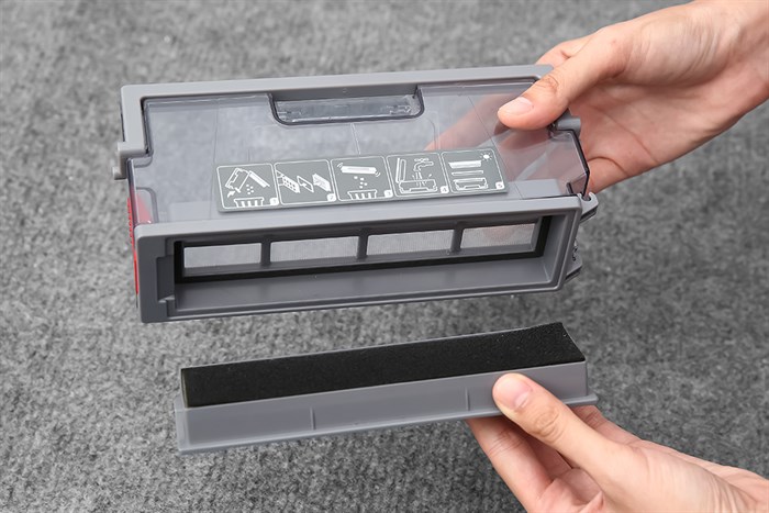 Robot hút bụi lau nhà Ecovacs Deebot Ozmo T8 AIVI Màu Đen