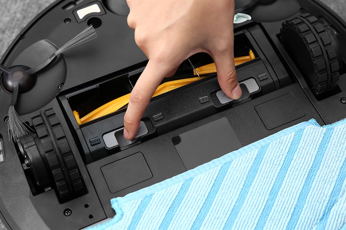 Robot hút bụi lau nhà Ecovacs Deebot Ozmo T8 AIVI Màu Đen