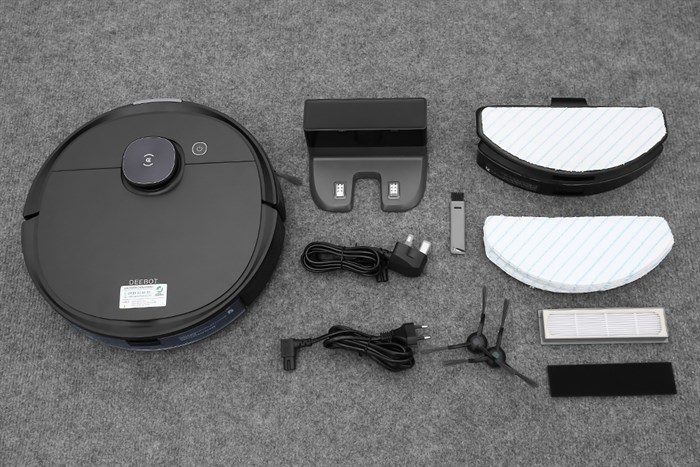 Robot hút bụi lau nhà Ecovacs Deebot Ozmo T8 AIVI Màu Đen