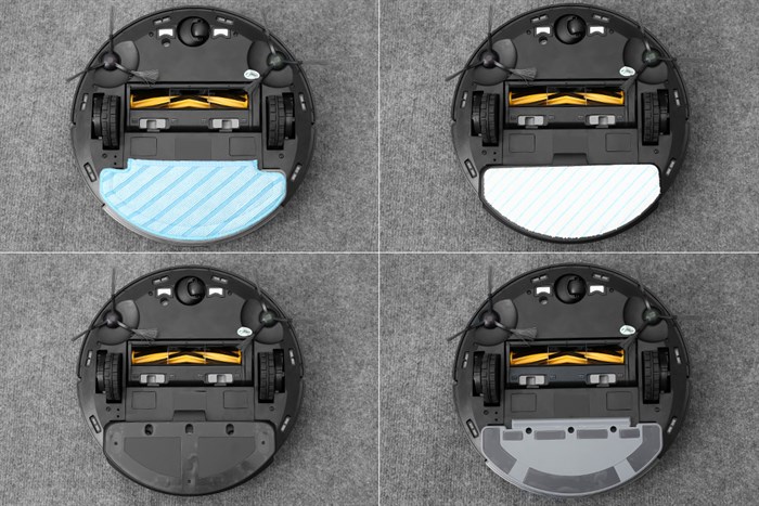 Robot hút bụi lau nhà Ecovacs Deebot Ozmo T8 AIVI Màu Đen