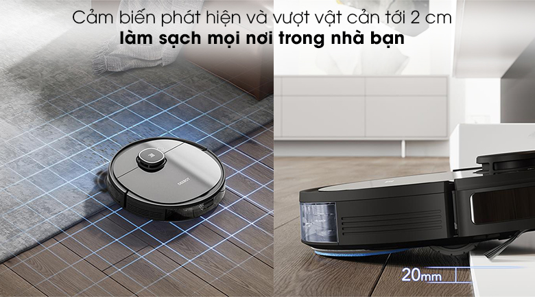 Robot hút bụi lau nhà Ecovacs Deebot OZMO 920