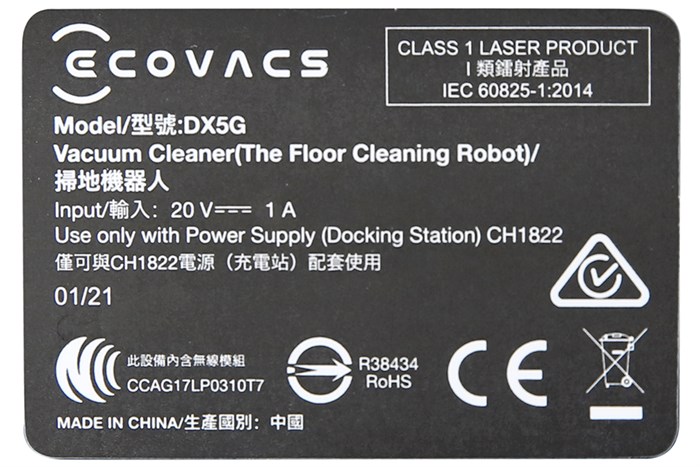 Robot hút bụi lau nhà Ecovacs Deebot OZMO 920 Màu Đen