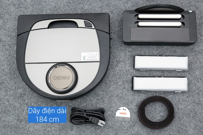 Robot hút bụi Neato Botvac Connected D702 Màu Đen - Xám