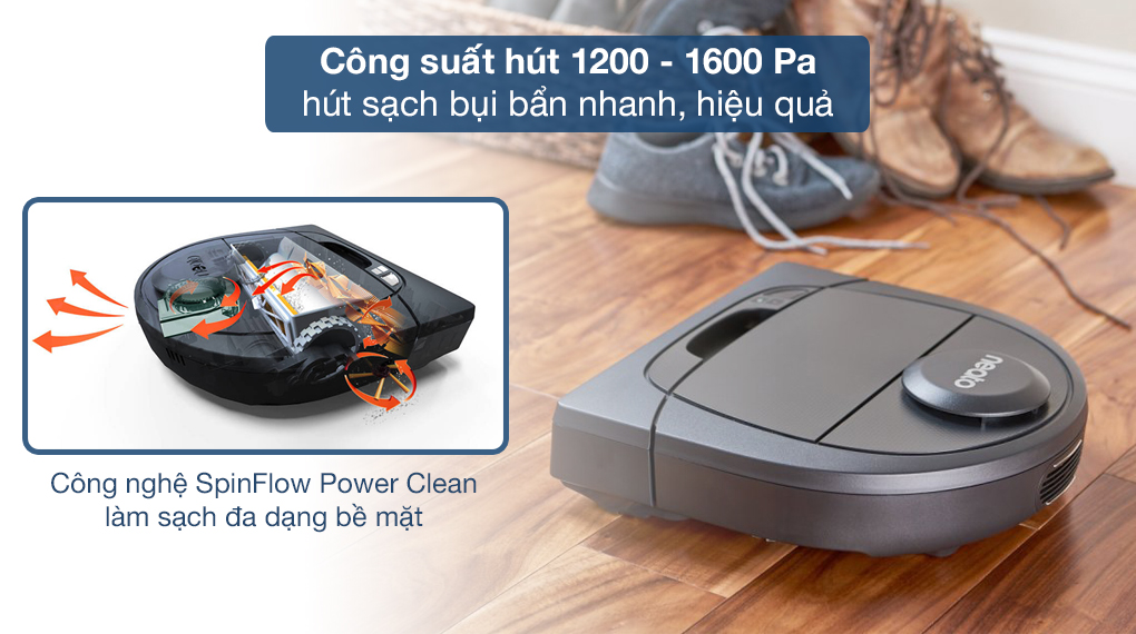 Robot hút bụi Neato Botvac Connected D401