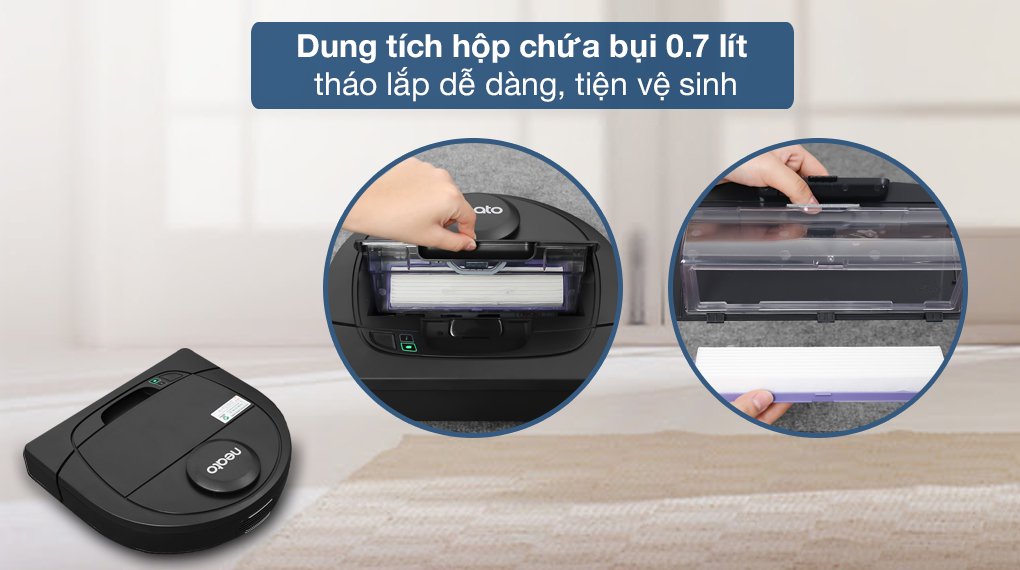 Robot hút bụi Neato Botvac Connected D401