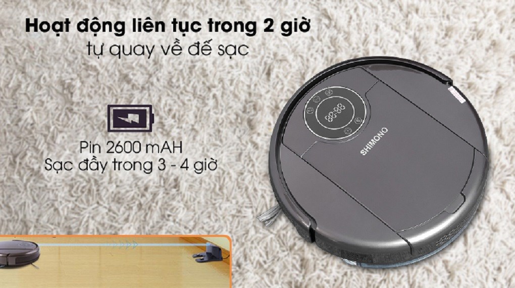 Robot hút bụi lau nhà Shimono ZK808