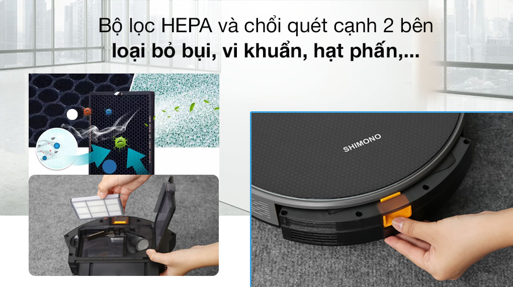 Robot hút bụi Shimono RS38B