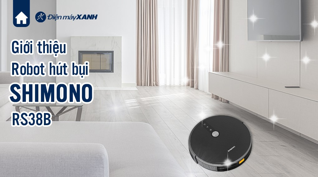 Robot hút bụi lau nhà Shimono RS38B