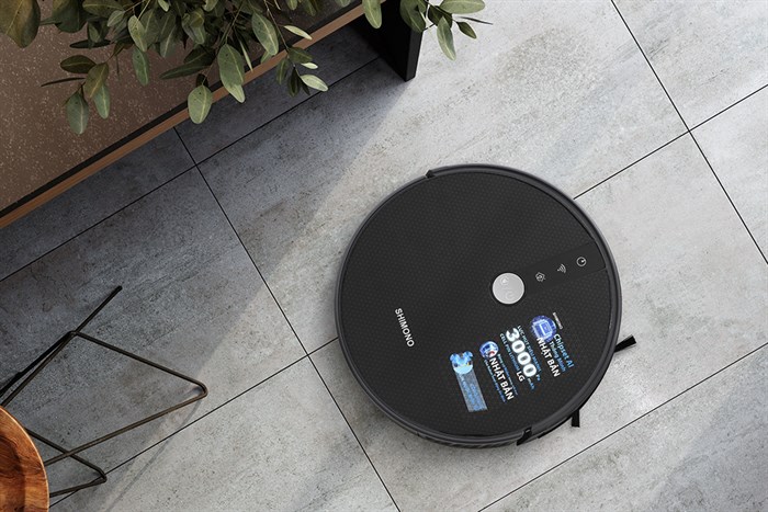 Robot hút bụi lau nhà Shimono RS38B Màu Đen