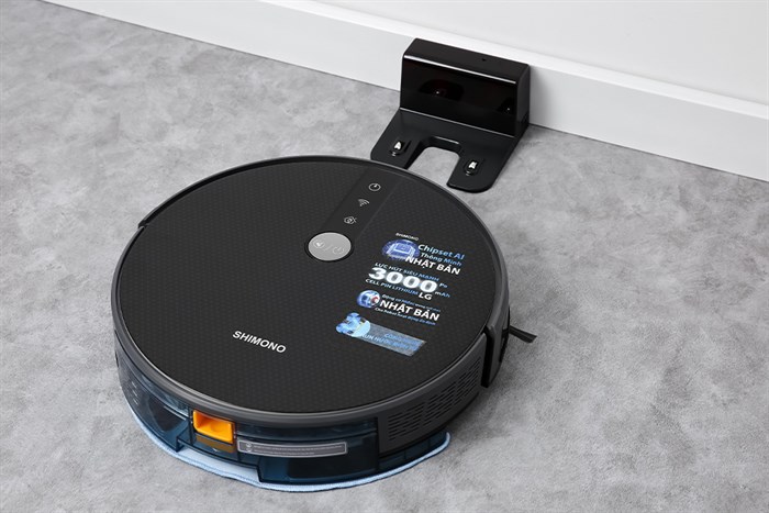 Robot hút bụi lau nhà Shimono RS38B Màu Đen