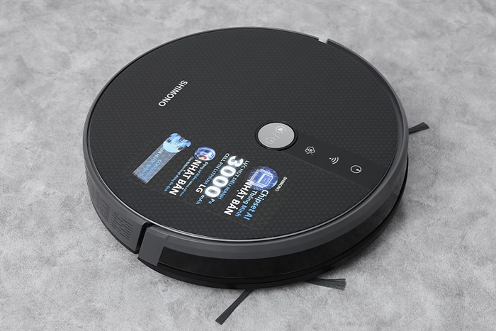 Robot hút bụi lau nhà Shimono RS38B Màu Đen