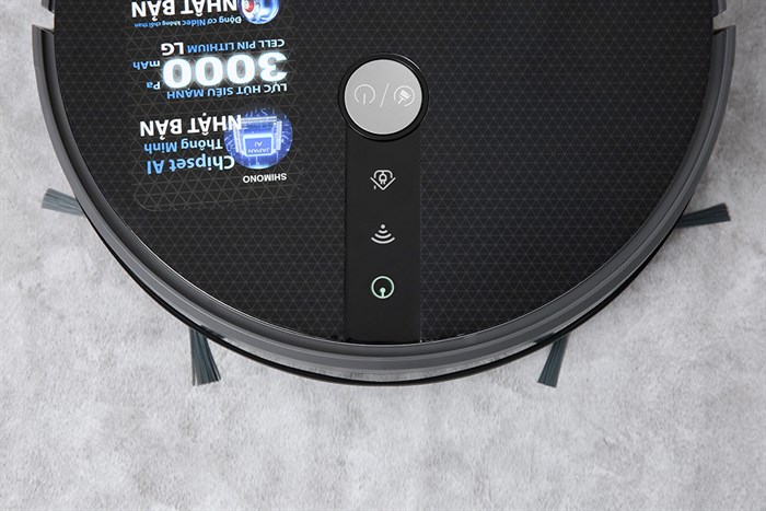 Robot hút bụi lau nhà Shimono RS38B Màu Đen