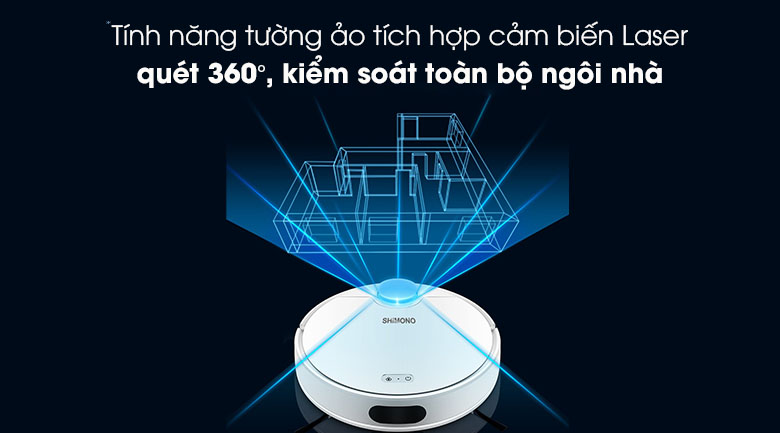 Robot hút bụi lau nhà Shimono ZK902 - 4