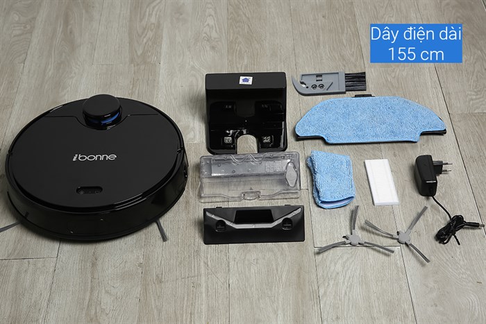 Robot hút bụi lau nhà iBonne IB-33 Màu Đen