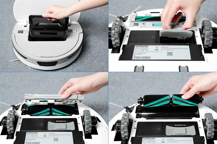 Robot hút bụi Samsung VR30T85513W/SV Màu Trắng