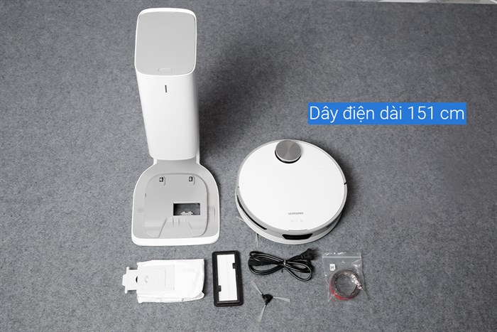 Robot hút bụi Samsung VR30T85513W/SV Màu Trắng