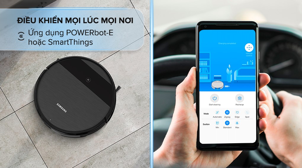 Robot hút bụi lau nhà Samsung VR05R5050WK/SV