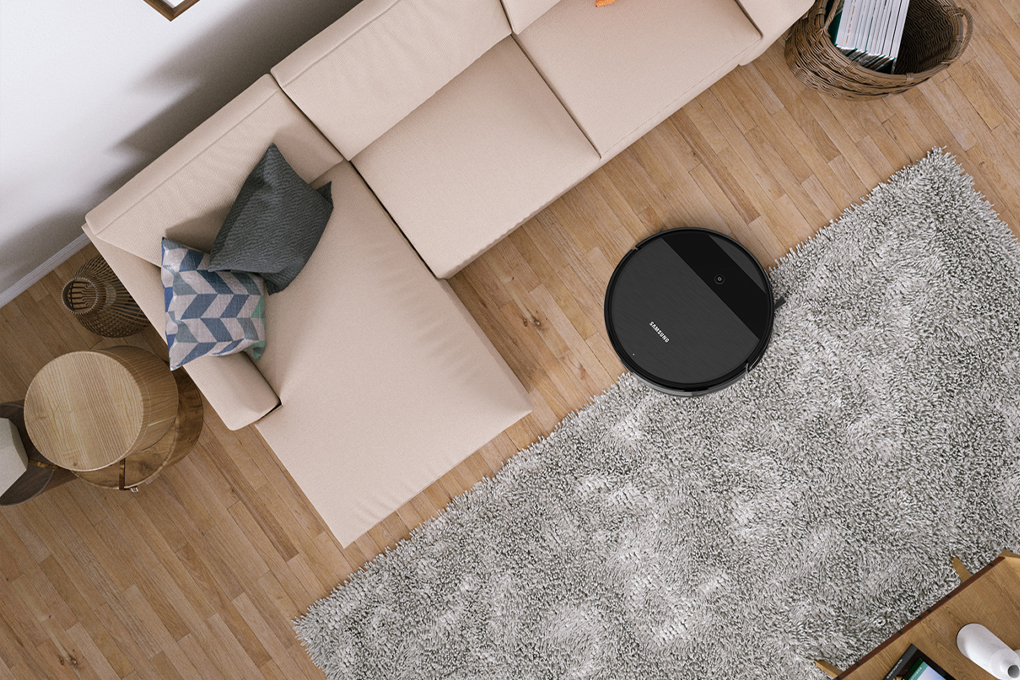 Robot hút bụi lau nhà Samsung VR05R5050WK/SV Màu Đen