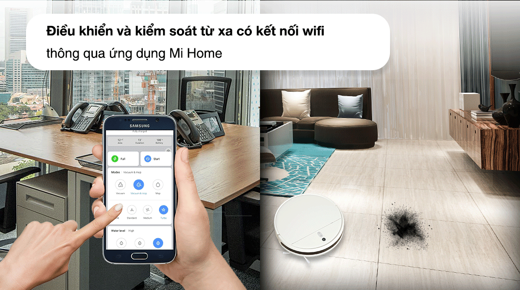 Robot hút bụi lau nhà Xiaomi Vacuum Mop 2 Lite BHR5217
