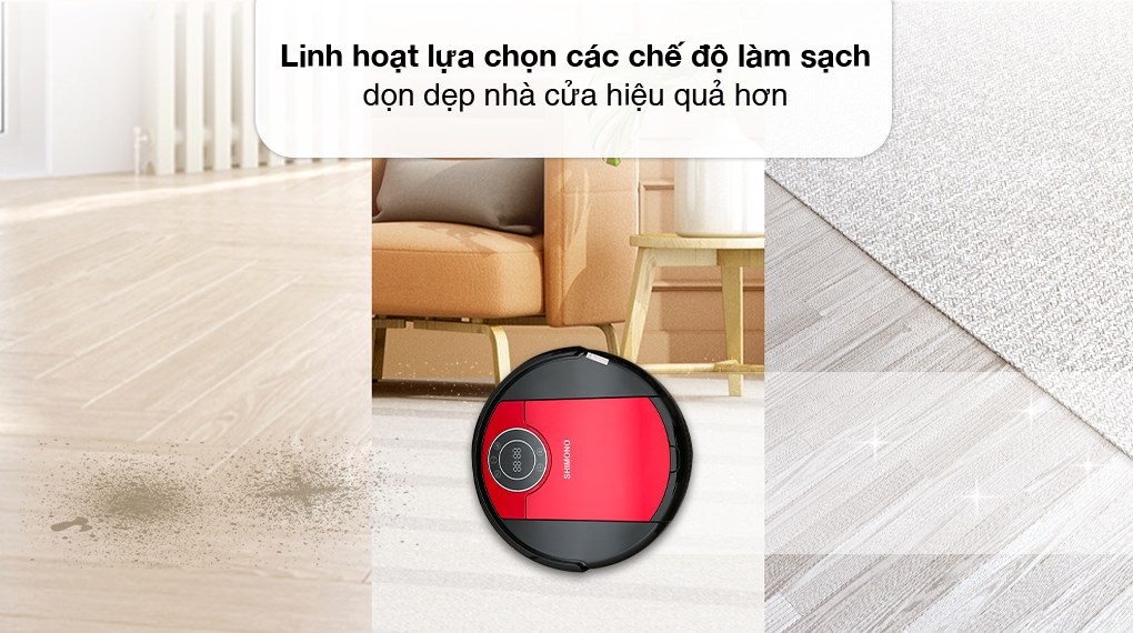 Robot hút bụi lau nhà Shimono ZK808 RB
