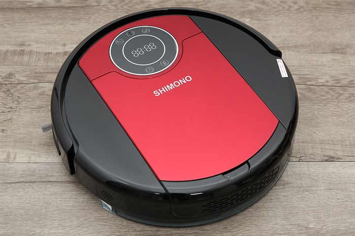 Robot hút bụi lau nhà Shimono ZK808 RB Màu Đen - Đỏ
