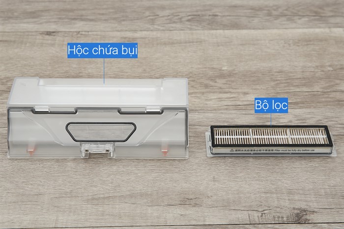 Robot hút bụi lau nhà Dreame D9 Màu Trắng