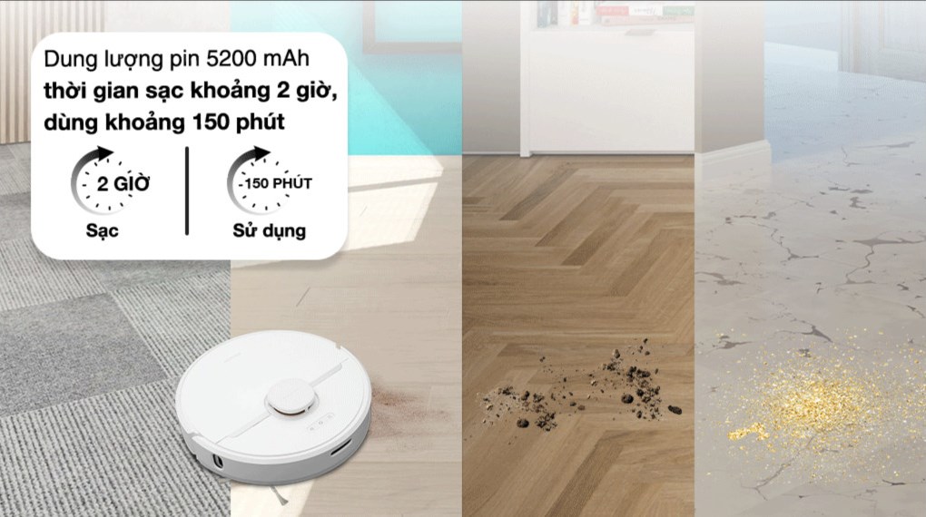 Robot hút bụi lau nhà Dreame D9