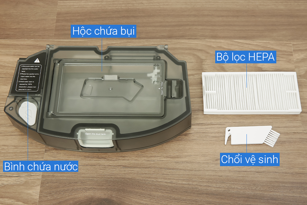 Robot hút bụi lau nhà Midea M6 Màu Trắng