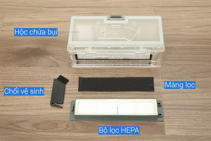 Robot hút bụi lau nhà Midea M7 Pro Màu Đen