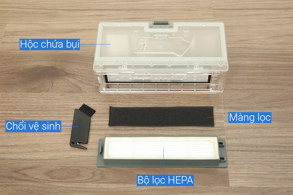 Robot hút bụi lau nhà Midea M7 Pro Màu Đen