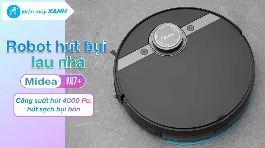 Robot hút bụi lau nhà Midea M7+