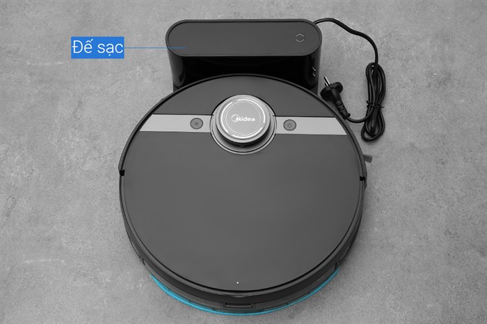 Robot hút bụi lau nhà Midea M7+ Màu Đen