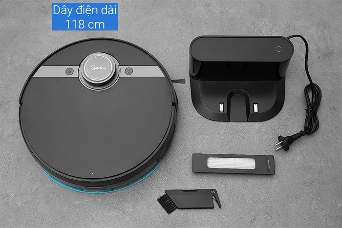 Robot hút bụi lau nhà Midea M7+ Màu Đen