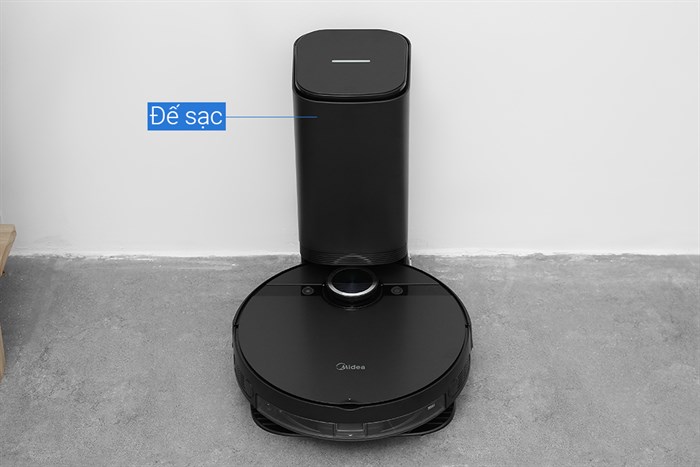 Robot hút bụi lau nhà Midea S8+ Màu Đen