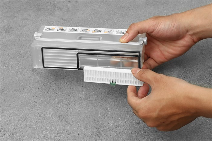 Robot hút bụi lau nhà Tefal RG7447WH Màu Trắng