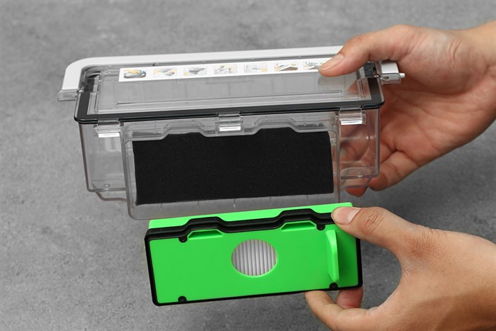 Robot hút bụi lau nhà Tefal RG7865WH Màu Đen