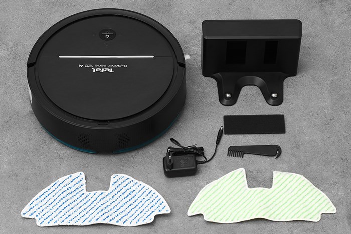 Robot hút bụi lau nhà Tefal RG7865WH Màu Đen