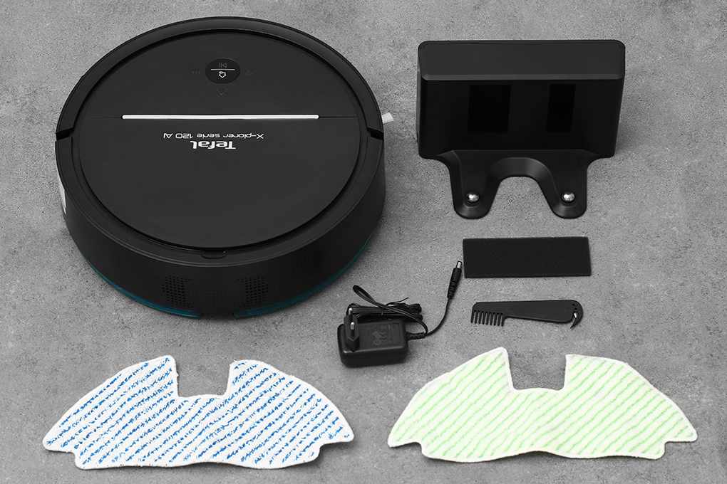 Robot hút bụi lau nhà Tefal RG7865WH Màu Đen