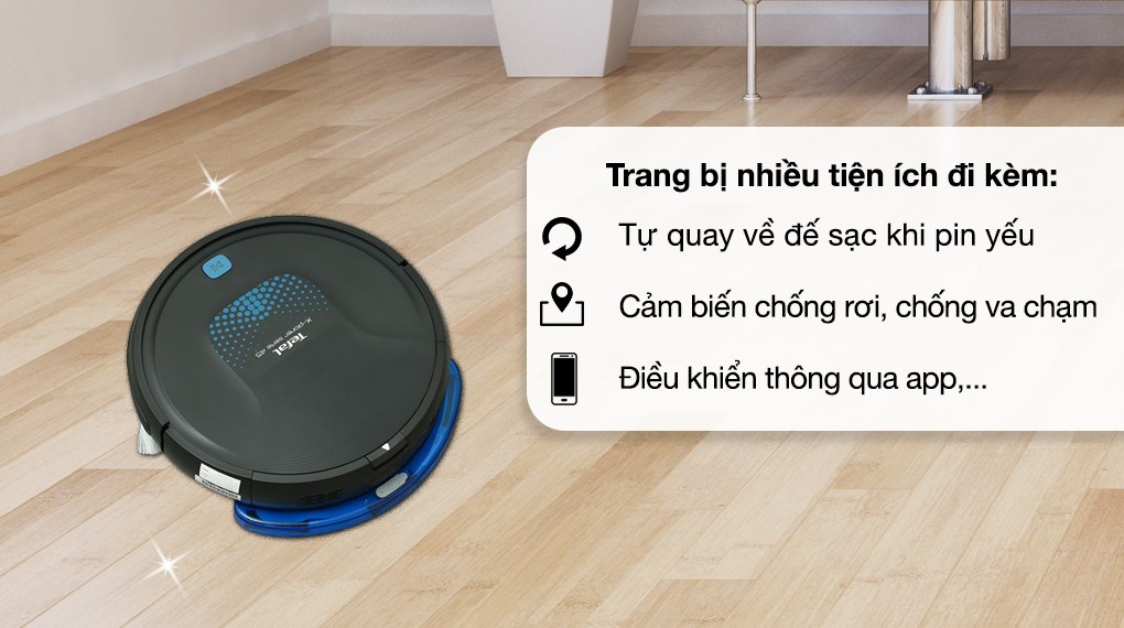 Robot hút bụi lau nhà Tefal RG8275WH