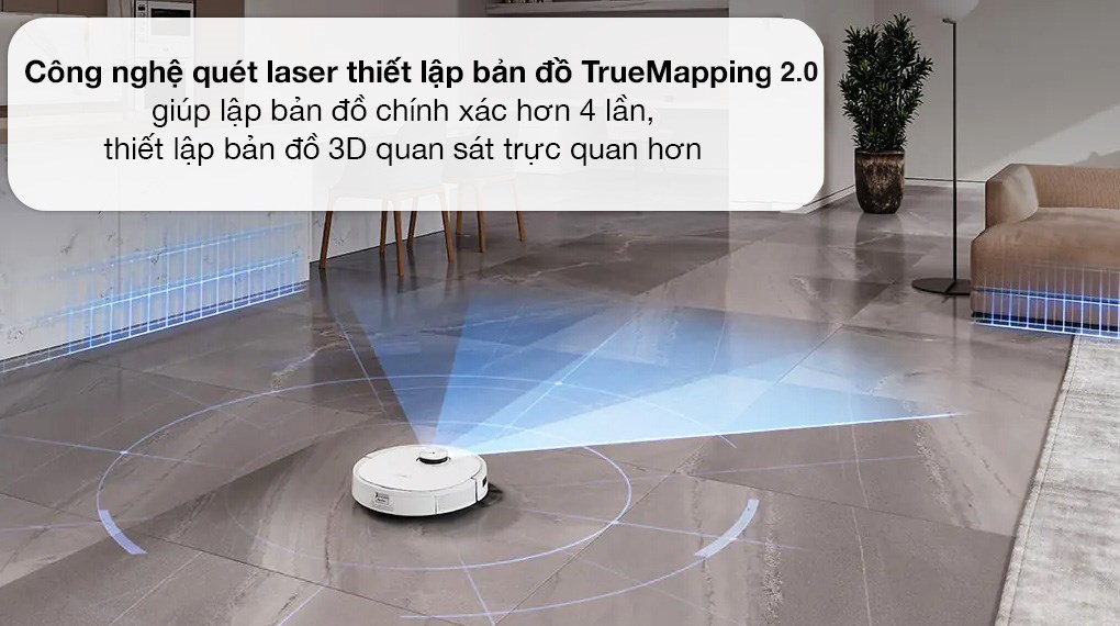 Robot hút bụi lau nhà Ecovacs Deebot T9