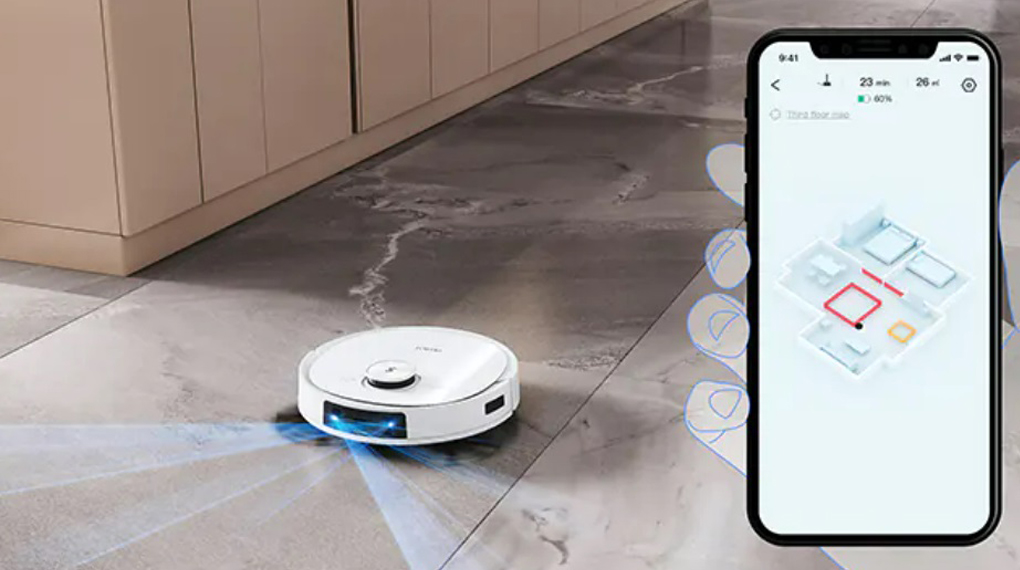 Robot hút bụi Ecovacs Deebot T9 - Hệ thống lập bản đồ TrueMapping 2.0 hỗ trợ robot di chuyển thông minh