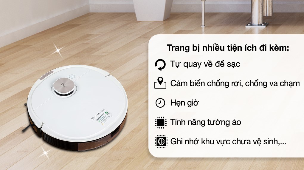 Robot hút bụi lau nhà Ecovacs Deebot T8 Max