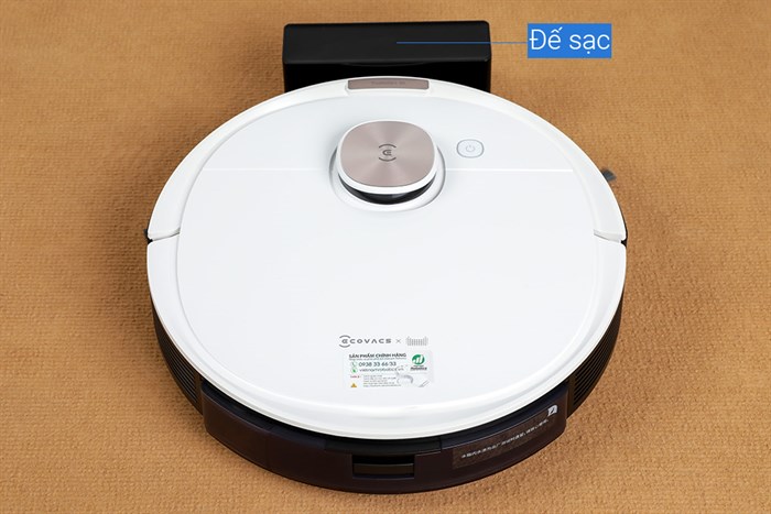 Robot hút bụi lau nhà Ecovacs Deebot T8 Max Màu Trắng