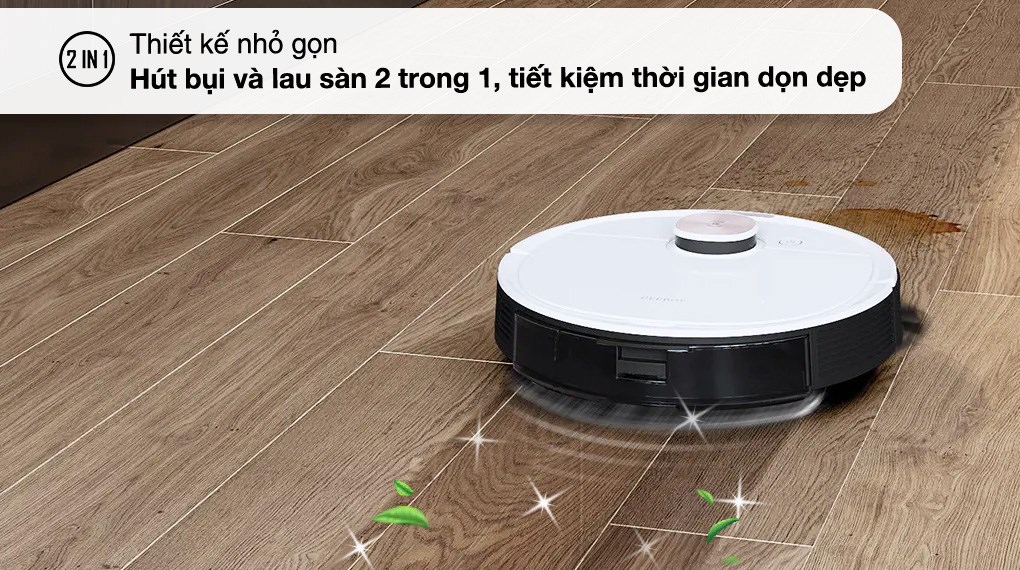 Robot hút bụi lau nhà Ecovacs Deebot T8 Max Plus