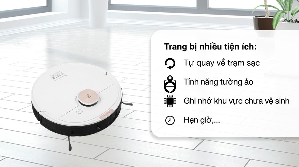 Robot hút bụi lau nhà Ecovacs Deebot T8 Max Plus