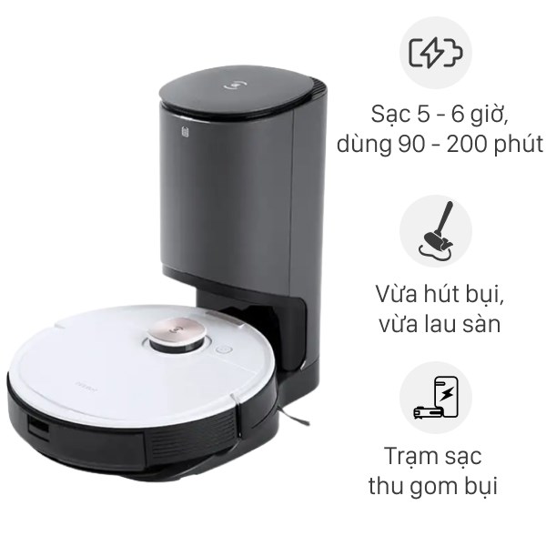 Robot hút bụi lau nhà Ecovacs Deebot T8 Max Plus
