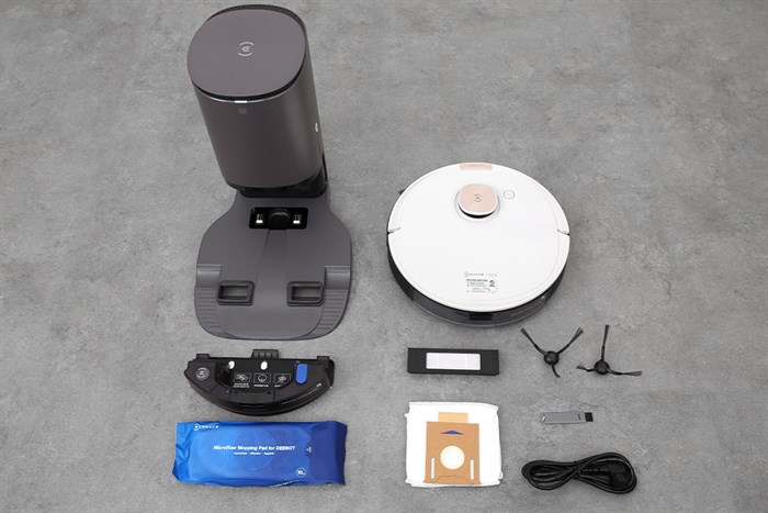 Robot hút bụi lau nhà Ecovacs Deebot T8 Max Plus Màu Trắng