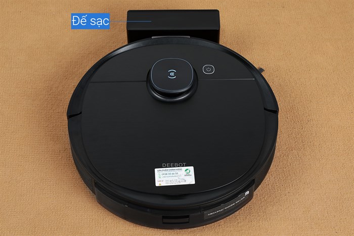 Robot hút bụi lau nhà Ecovacs Deebot T9 AIVI Màu Đen