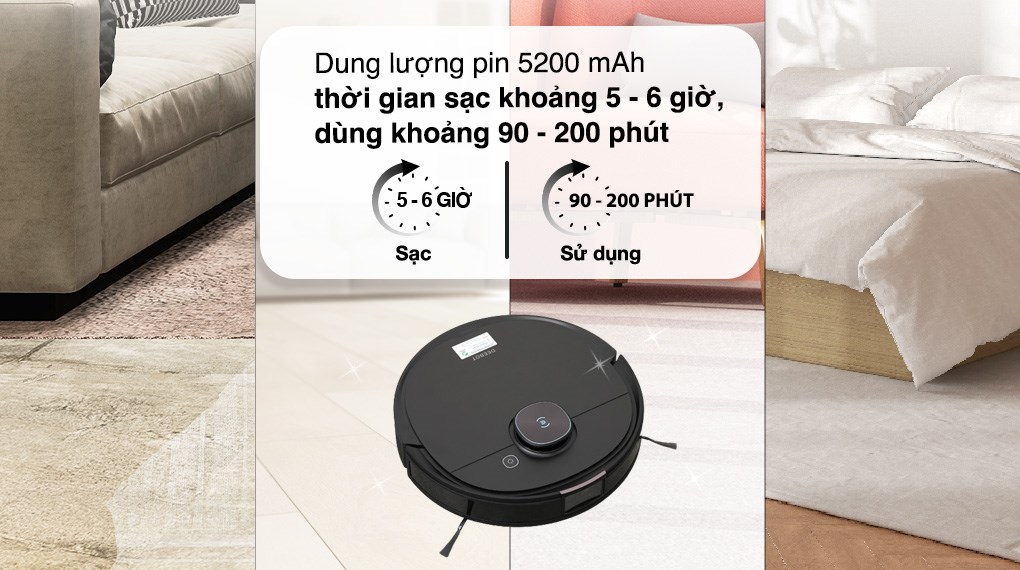 Robot hút bụi lau nhà Ecovacs Deebot T9 AIVI Plus