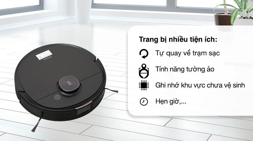 Robot hút bụi lau nhà Ecovacs Deebot T9 AIVI Plus
